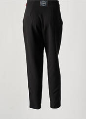 Pantalon droit noir TEMPERATURA pour femme seconde vue