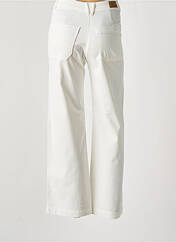 Pantalon flare blanc LE PETIT BAIGNEUR pour femme seconde vue