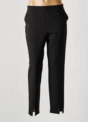 Pantalon slim noir TEMPERATURA pour femme seconde vue