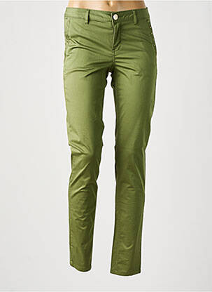 Pantalon slim vert LOLA ESPELETA femme