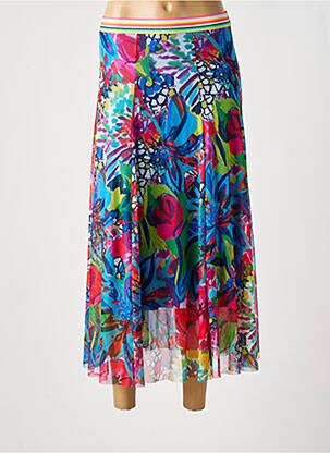 Jupe longue bleu MALOKA femme