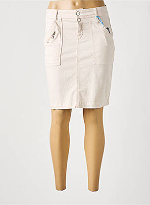 Jupe courte beige STREET ONE femme