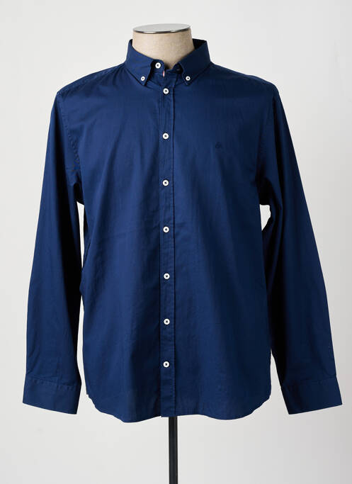 Chemise manches longues bleu CAMBRIDGE pour homme