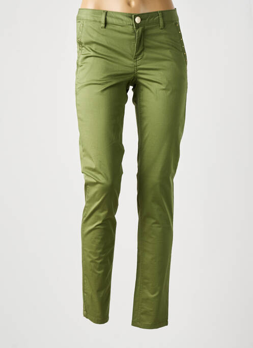 Pantalon slim vert LOLA ESPELETA pour femme