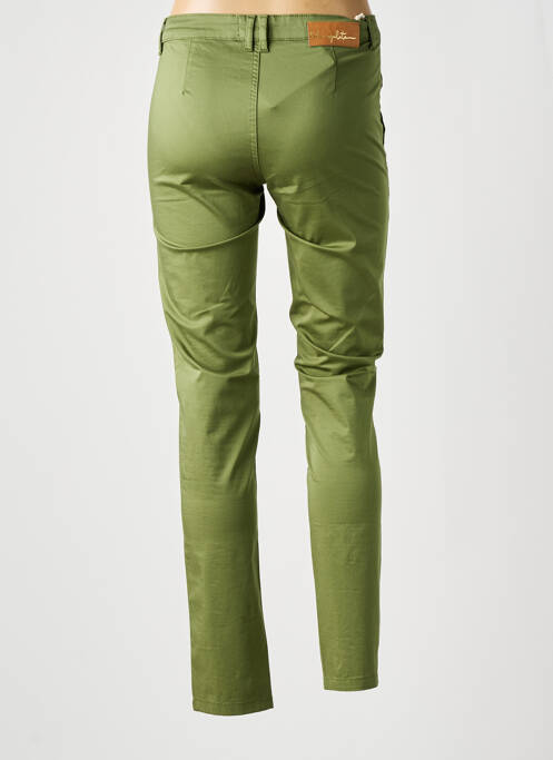 Pantalon slim vert LOLA ESPELETA pour femme