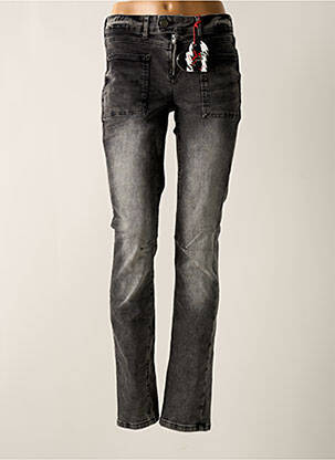 Jeans coupe slim tissage brut taille normale gris STREET ONE femme