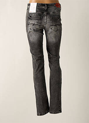 Jeans coupe slim tissage brut taille normale gris STREET ONE femme