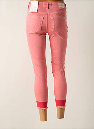 Pantalon 7/8 stretch taille normale rose STREET ONE femme