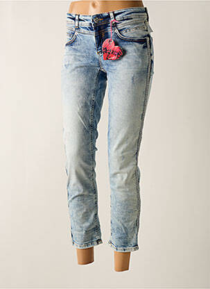 Jeans coupe slim tissage brut taille normale bleu STREET ONE femme