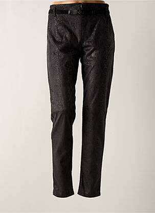 Pantalon slim taille normale taille normale noir LO! LES FILLES femme