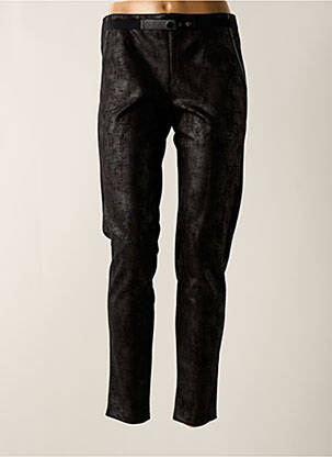 Pantalon slim taille normale taille normale noir LO! LES FILLES femme