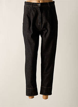 Pantalon chino fermeture zippée sous rabat boutonné taille normale gris HUMILITY femme