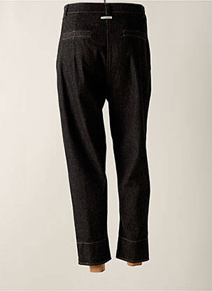 Pantalon chino fermeture zippée sous rabat boutonné taille normale gris HUMILITY femme