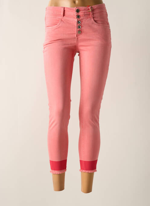 Pantalon 7/8 rose STREET ONE pour femme