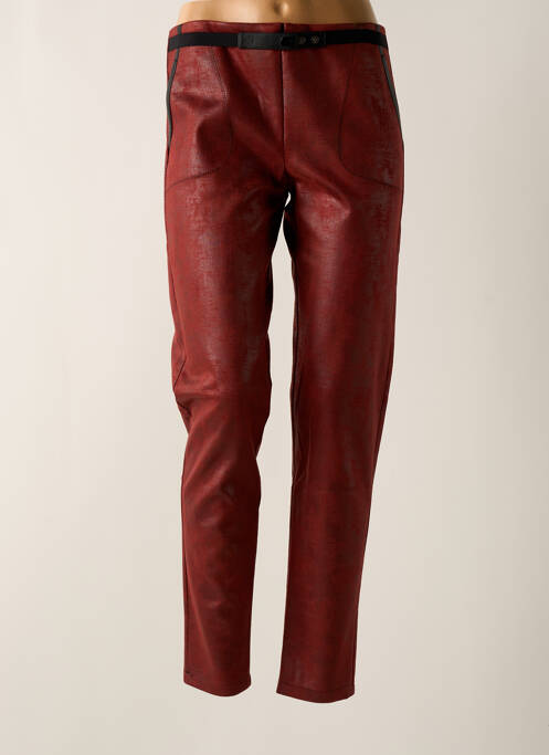 Pantalon slim rouge LO! LES FILLES pour femme