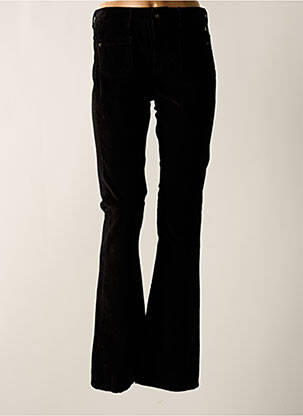 Pantalon flare stretch taille haute noir FREEMAN T.PORTER femme