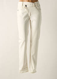 Jeans boyfriend stretch taille normale blanc FREEMAN T.PORTER femme
