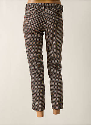Pantalon 7/8 stretch taille normale marron FREEMAN T.PORTER femme
