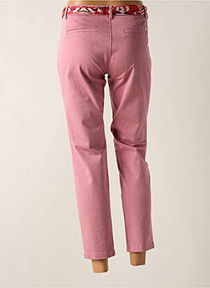 Pantalon 7/8 stretch taille normale rose FREEMAN T.PORTER femme