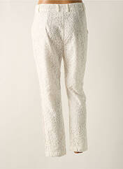 Pantalon 7/8 blanc MORGAN pour femme seconde vue