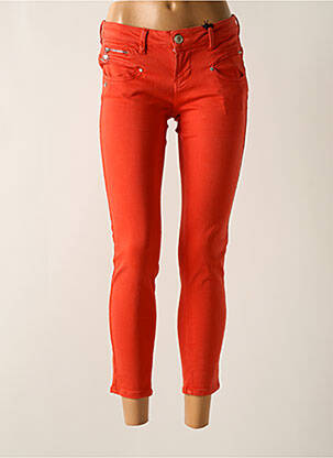 Pantalon 7/8 orange FREEMAN T.PORTER pour femme