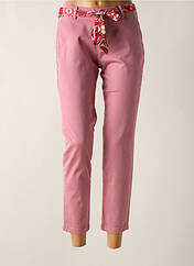 Pantalon 7/8 rose FREEMAN T.PORTER pour femme seconde vue