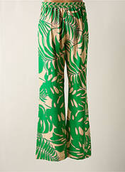 Pantalon large vert GEISHA pour femme seconde vue