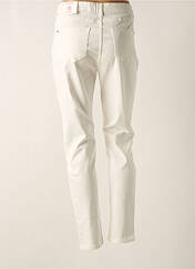 Pantalon slim blanc MORGAN pour femme seconde vue