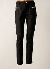 Pantalon slim noir MORGAN pour femme seconde vue