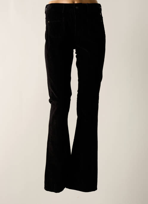Pantalon flare stretch taille haute noir FREEMAN T.PORTER femme