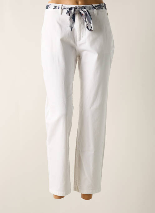 Pantalon 7/8 blanc FREEMAN T.PORTER pour femme