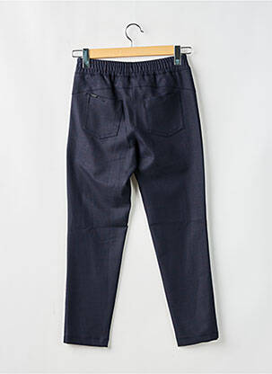 Pantalon droit taille élastique bleu STREET ONE femme