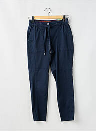 Pantalon slim taille élastique bleu CECIL femme