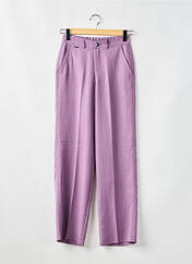 Pantalon droit violet STREET ONE pour femme seconde vue
