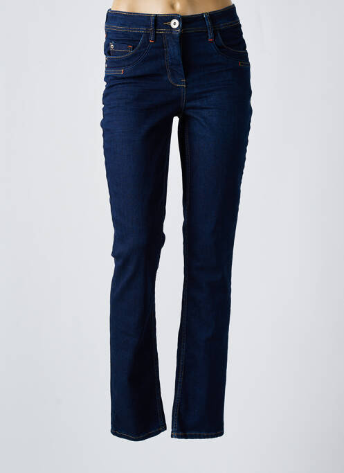 Jeans coupe slim bleu CECIL pour femme