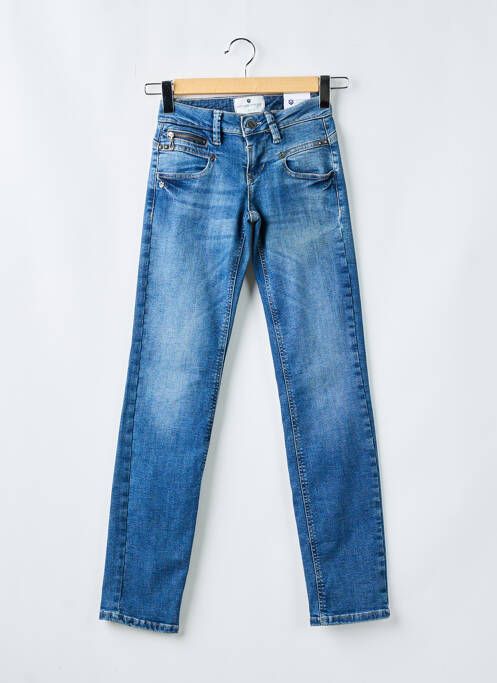 Jeans coupe slim bleu FREEMAN T.PORTER pour femme