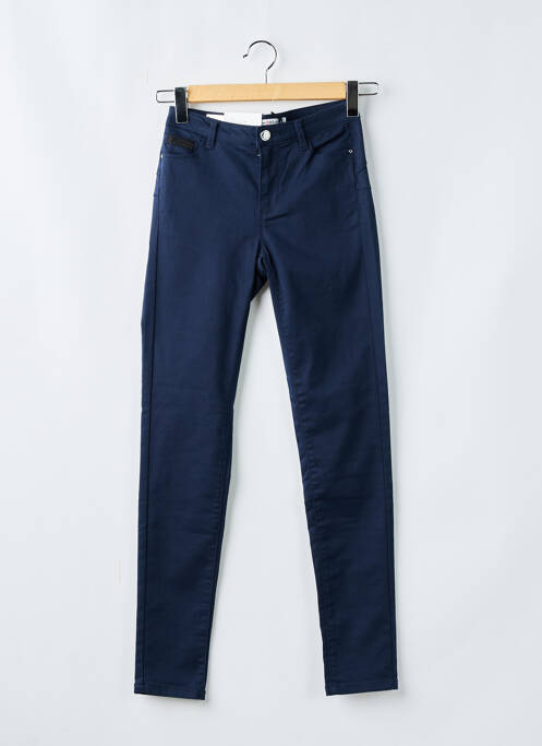 Pantalon slim bleu MORGAN pour femme