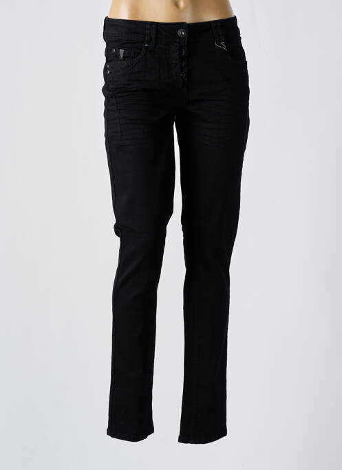 Pantalon slim noir CECIL pour femme