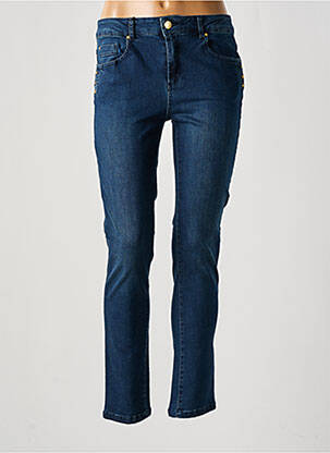 Jeans coupe slim poches bleu EVA KAYAN femme