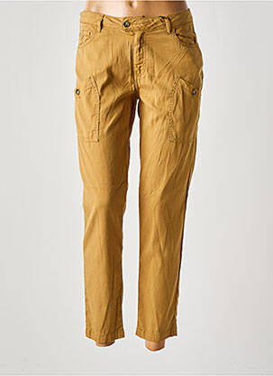 Pantalon 7/8 poches beige EVA KAYAN femme