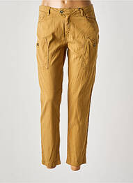 Pantalon 7/8 poches beige EVA KAYAN femme