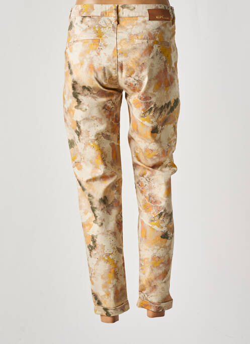 Pantalon 7/8 beige EVA KAYAN pour femme