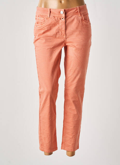 Pantalon 7/8 orange CECIL pour femme