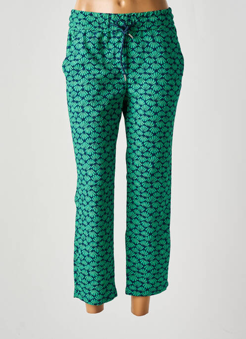 Pantalon 7/8 vert CECIL pour femme