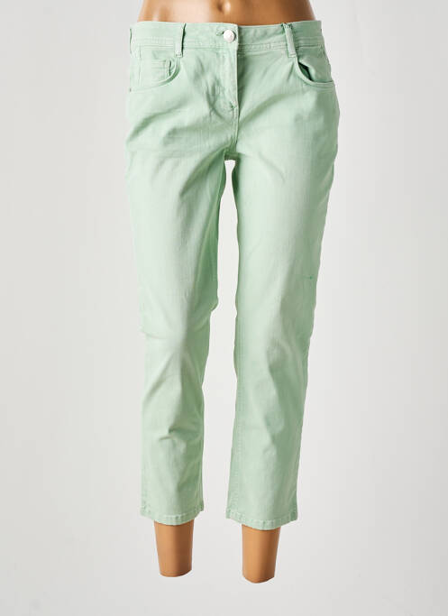 Pantalon 7/8 vert CECIL pour femme