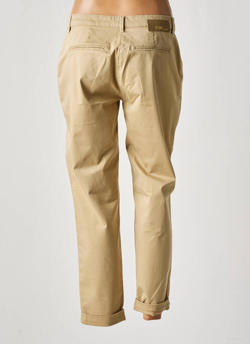 Pantalon chino beige EVA KAYAN pour femme