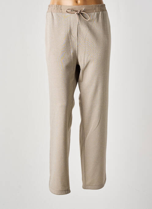 Pantalon droit beige EVA KAYAN pour femme