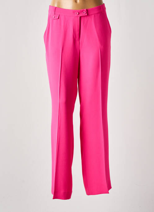 Pantalon droit rose EVA KAYAN pour femme