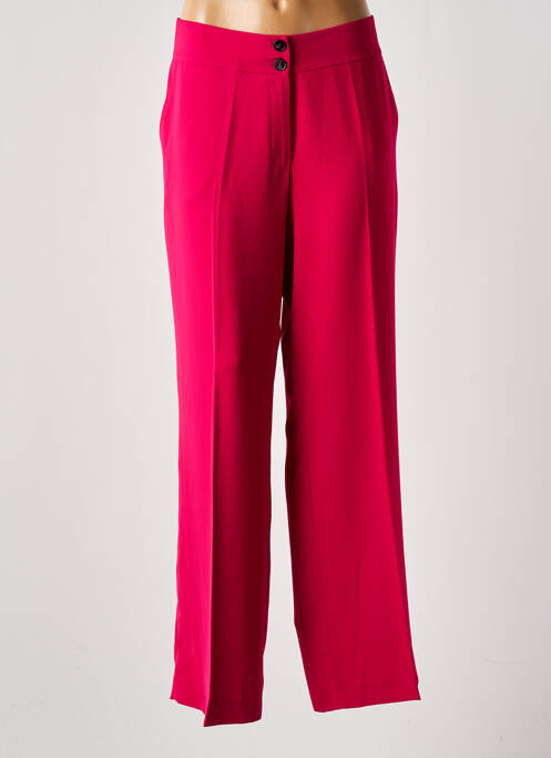 Pantalon droit rose EVA KAYAN pour femme