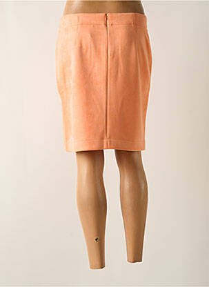 Jupe courte taille à pinces orange STREET ONE femme